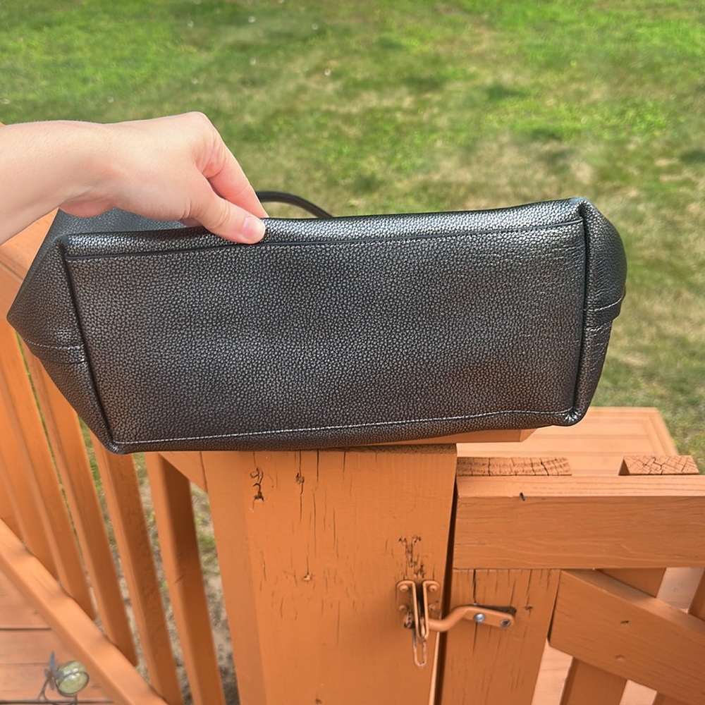Coach gun metal Leather market Tote Bag - Picture 13 of 16